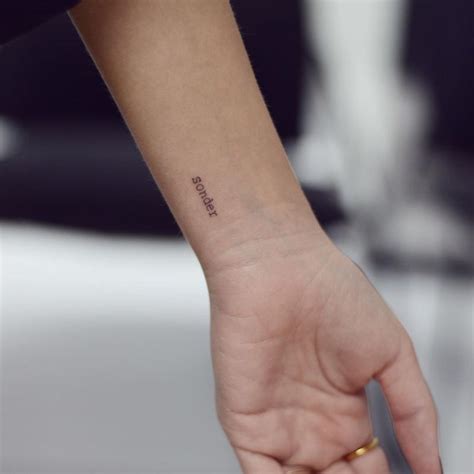 Small Outer Wrist Tattoos