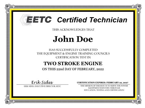 Read Online Small Engine Certification Testing 