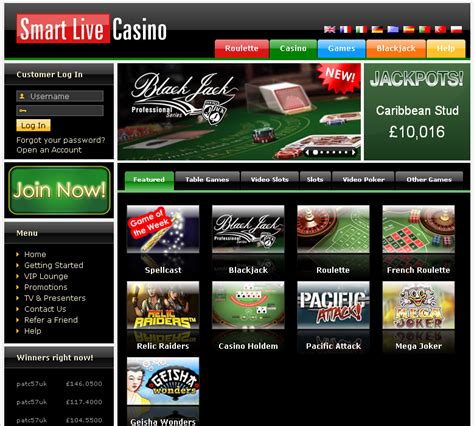 smart live casino login