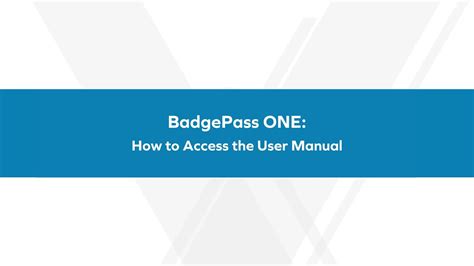 Read Online Smartreg User Manual Badgepass 