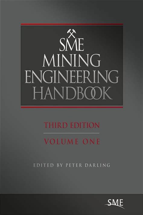 Sme Mining Engineering Handbook 3rd Edition