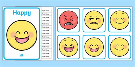 Smiley Face Chart Teacher Made Twinkl Smiley Face Chart Of Emotions - Smiley Face Chart Of Emotions