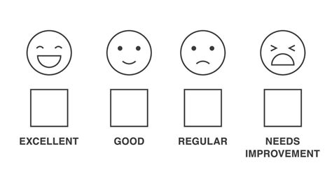 Smiley Face Evaluation Form