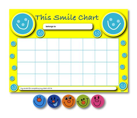 Smiley Face Reward Charts For Kids Emoji Backgrounds Printable Smiley Faces Behavior Chart - Printable Smiley Faces Behavior Chart