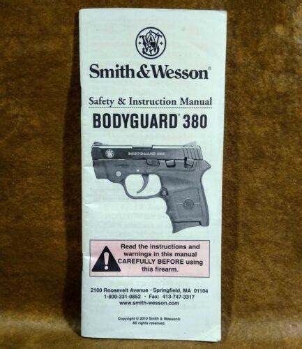 Read Online Smith Wesson 380A Instruction Guide 