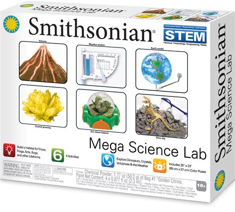 Smithsonian Mega Science Lab Best Educational Toys Nappa Toy Science Labs - Toy Science Labs