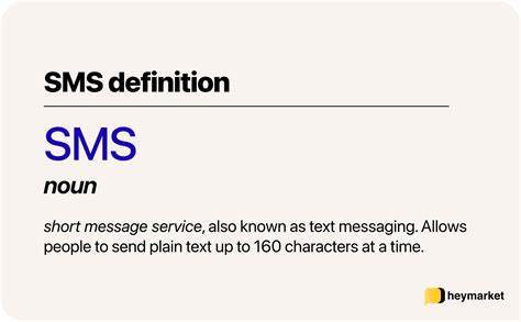 sms text message definitions