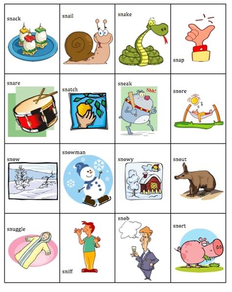 sn blends Help with Speech and Language
