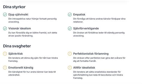 snabbt personlighetstest