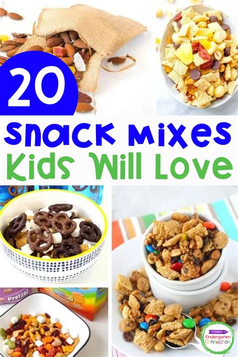 Snack Mixes Kids Will Love The Kindergarten Connection Kindergarten Snacks - Kindergarten Snacks