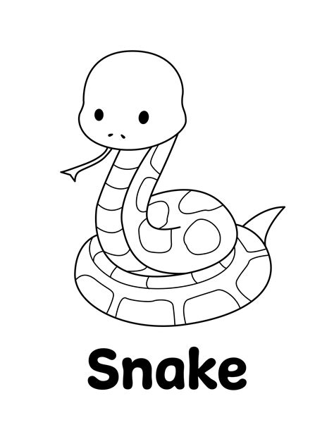 snake coloring