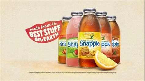snapple commercial best stuff on earth were dating