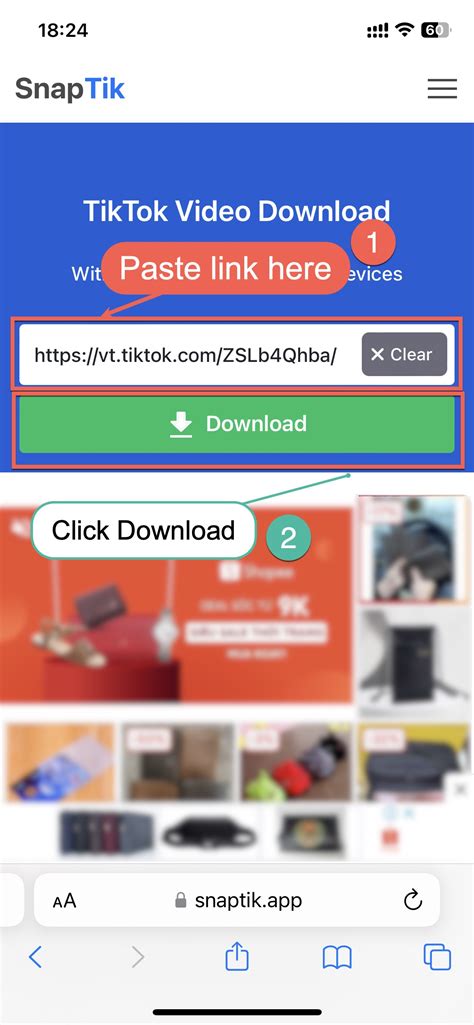 snaptik.app | Ti Video Tiktok Khng Logo SnapTik App