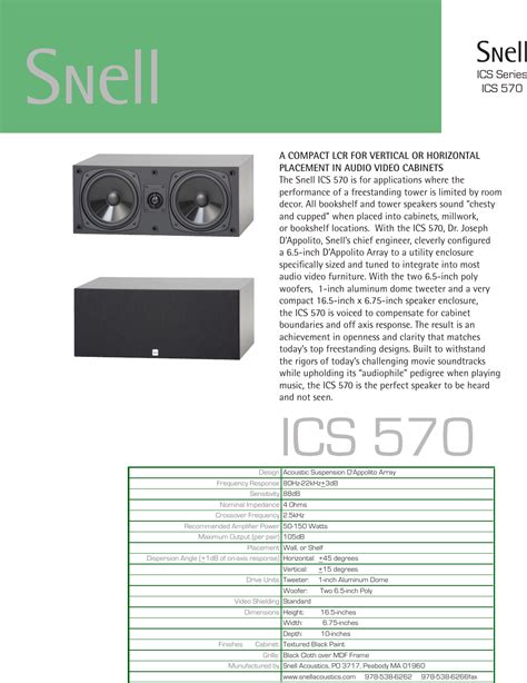 Read Snell Acoustics User Guide 