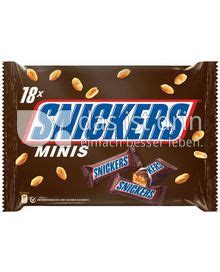 snickers mini kalorien