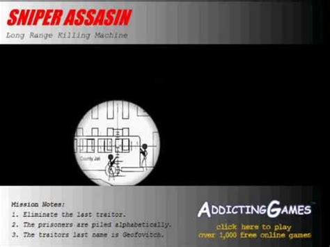 Sniper Assassin 1 Walkthrough