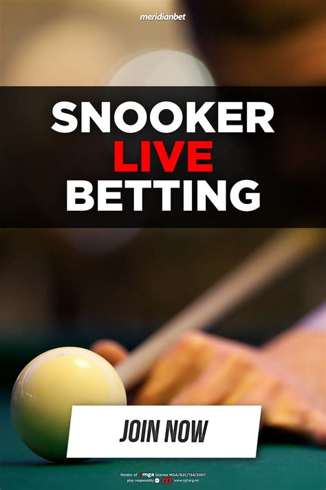snooker live betting