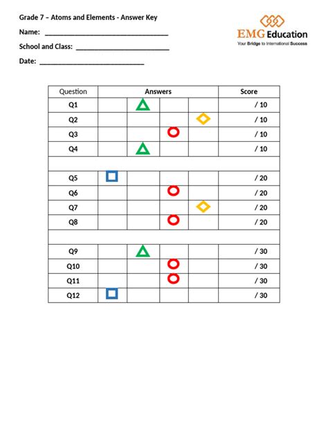 Snooping For Elusive Elements Answer Key
