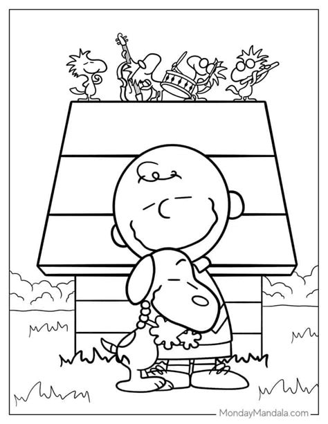 snoopy coloring page
