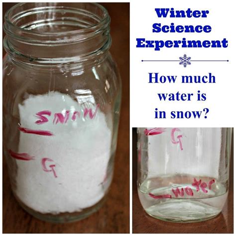 Snow And Water Science Experiment Inspiration Laboratories Snow Science Experiment - Snow Science Experiment