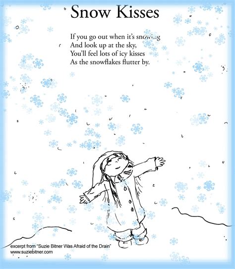 Snow Day Nature Poem For Kids Poems About Snow For Children - Poems About Snow For Children