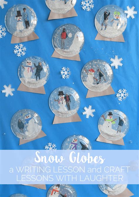 Snow Globes Writing Lesson And Craft Molly Maloy Snow Globe Writing Paper - Snow Globe Writing Paper
