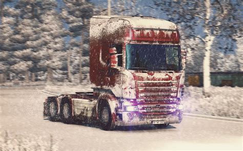 snow mod ETS2 mods