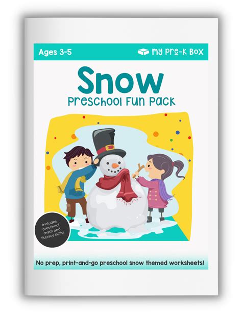 Snow Preschool Fun Pack Sneak Peak Of Our Snow Worksheets Preschool - Snow Worksheets Preschool