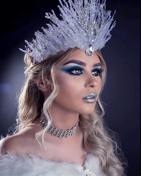 snow queen makeup