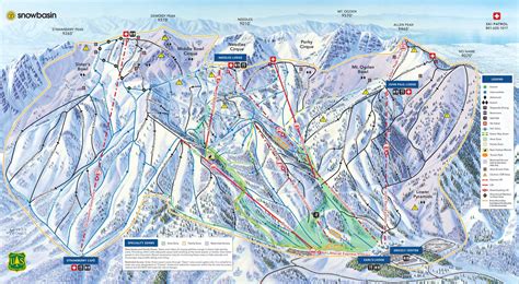 Snowbasin Trail Map