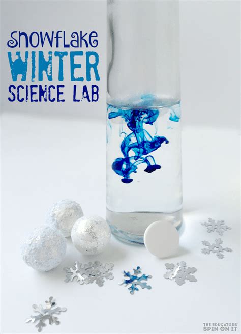 Snowflake Lab A Winter Science Challenge For Kids Snowflake Science Experiments - Snowflake Science Experiments