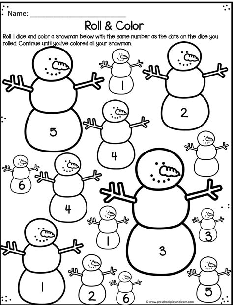 Snowman Counting Worksheet Snowman Worksheets Preschool - Snowman Worksheets Preschool
