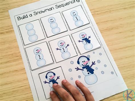 Snowman Sequencing Worksheets Snowman Counting Worksheet - Snowman Counting Worksheet