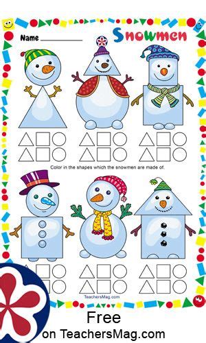 Snowman Worksheets For Preschool Teachersmag Com Snowman Counting Worksheet - Snowman Counting Worksheet