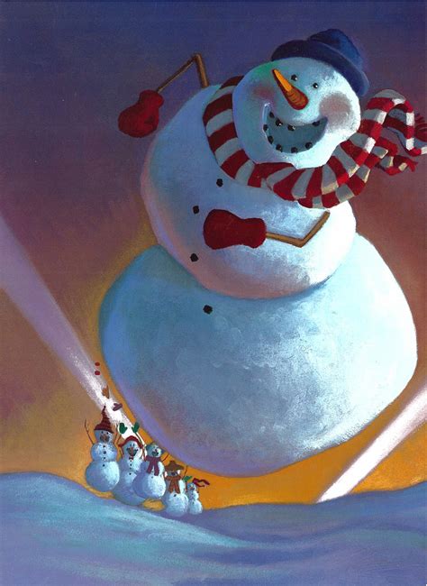 Snowmen At Night