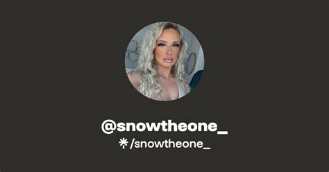 snowtheone nude
