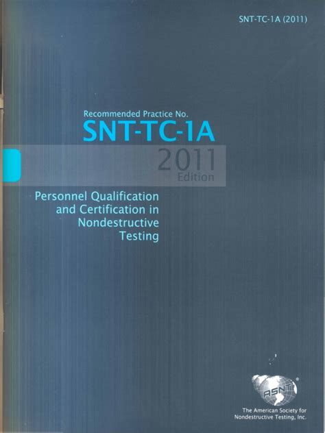 Read Online Snt Tc 1A 2011 Edition 
