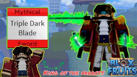 so I got TRIPLE DARK BLADE in Blox Fruits... YouTube