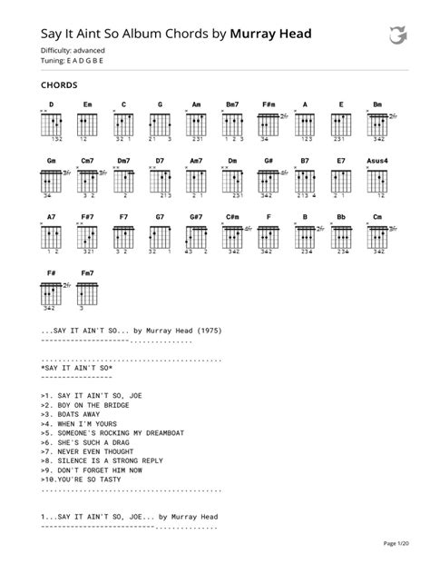 So Will I Chords