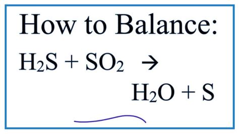 so2 h2s | Cn bng phn ng SO2 H2S S