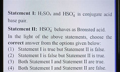 So4 Base Or Acid
