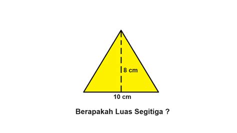 soal luas segitiga | 35 Soal dan Materi Matematika Kelas 4