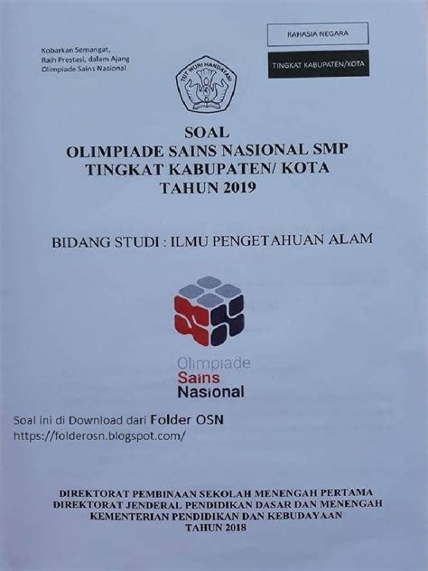 SOAL OLIMPIADE IPA SMP：30 Latihan Soal PAS IPA Kelas 7 SMP Kurikulum Merdeka dan Kunci