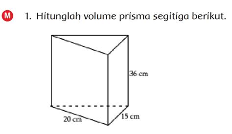 Soal Volume Prisma Segitiga