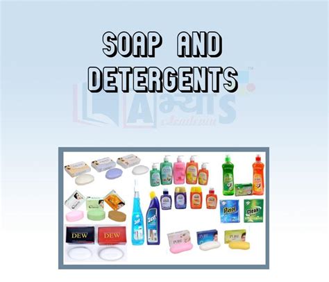 Soaps And Detergents Formulations