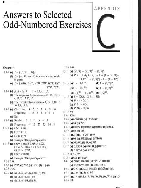 sobell answers to odd numbered exercises