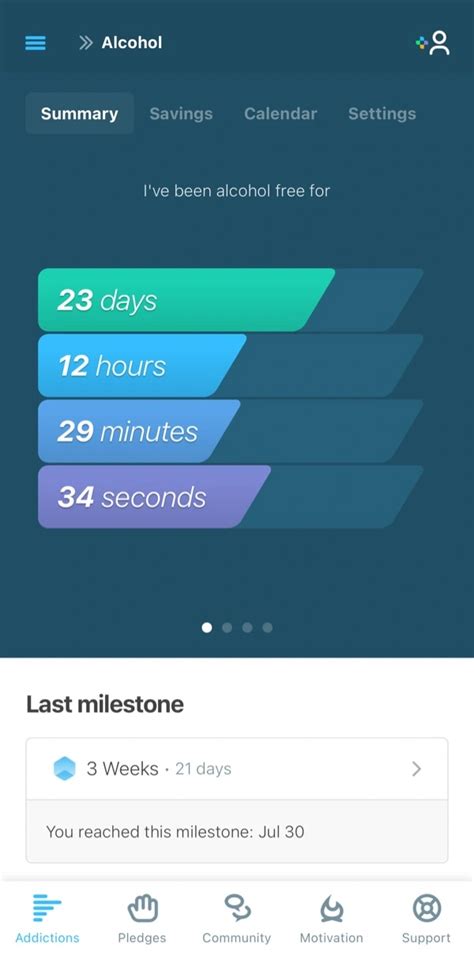 sober app tracker