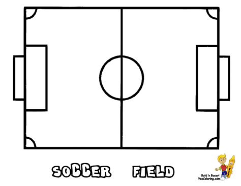 Soccer Field Coloring Pages Soccer Field Coloring Pages - Soccer Field Coloring Pages