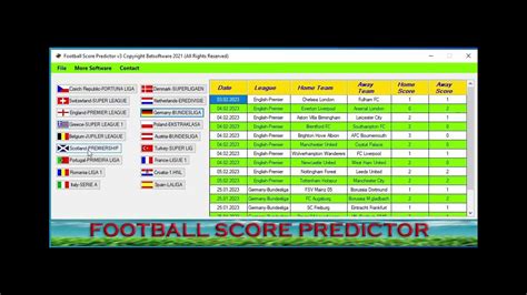 soccer score predictor