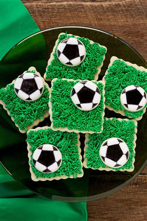 soccer sugar cookies